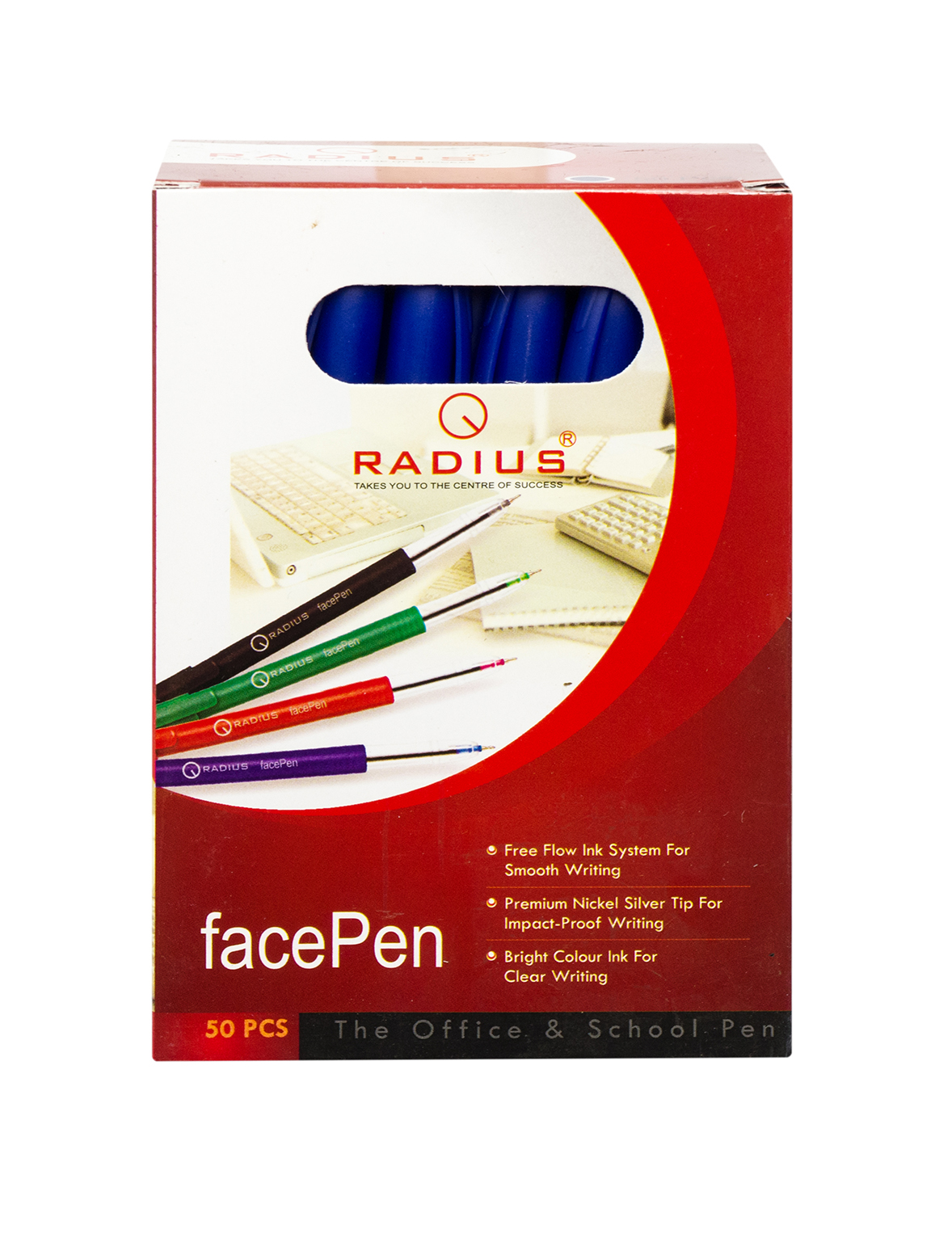 Ручка Radius Faсe pen синя (50/500)
